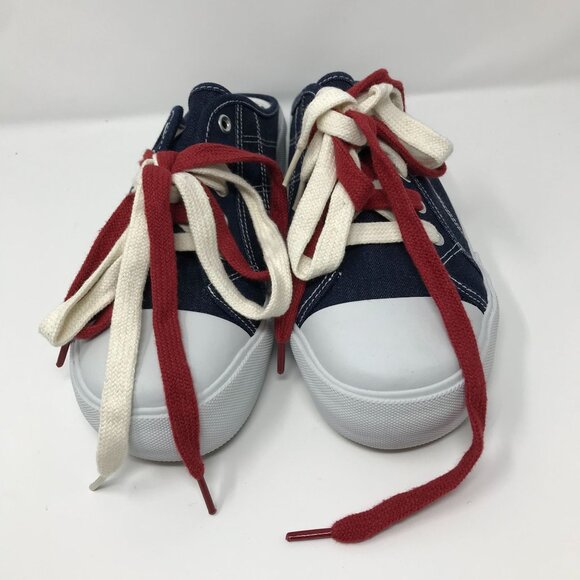 Vintage Y2K 1990s City Sneaks Blue Denim Slide-On Platform Sneakers Mules 9.5 - Picture 3 of 10